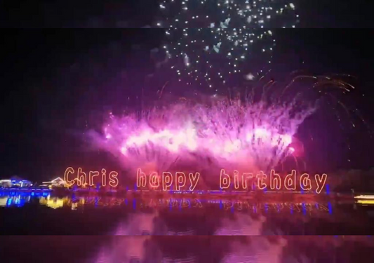 🎆🎂 Fireworks Birthday Greeting Video